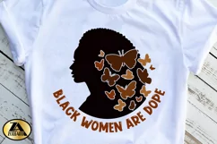 Black Women are Dope SVG Black Girl Magic SVG Afro Woman SVG Product Image 3