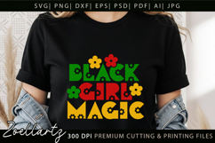 Black Girl Magic SVG PNG EPS DXF Juneteenth SVG Freedom Day Product Image 2