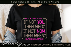 Black Woman SVG Black Girl Magic SVG Black Woman Quote SVG Product Image 1