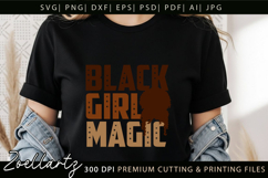 Black Girl Magic SVG PNG EPS DXF Juneteenth SVG Freedom Day Product Image 5