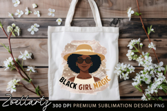 Black Girl Sublimation PNG Juneteenth Black Woman T-shirt Product Image 4