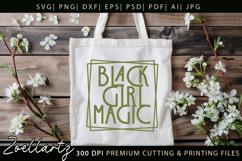 Black Girl Magic SVG PNG EPS DXF Juneteenth SVG Freedom Day Product Image 6
