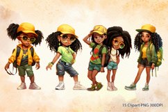 Afro, Afro Girl, Baby Black, Go To School, I Am Ready To Crush, I&#039;m Ready To Crush Black Girl, Black Girl Design, Black Girl Watercolor, Black Girl Vector, Black Girl Wall Art, Wall Art, Black Girl Art, Black Girl Watercolor, Clipart, Black Girl Art, Blac