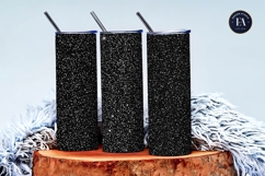 Elegant Shimmer Black Glitter Seamless Digital Paper Product Image 3