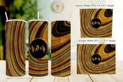 Golden Glitter Swirls 20oz Mom Tumbler Design Product Image 3
