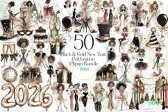 Black &amp; Gold New Year Celebration Product Image 1