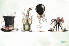 Black &amp; Gold New Year Celebration Product Image 1