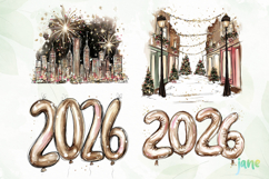 Black &amp; Gold New Year Celebration Product Image 1