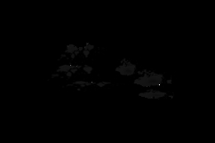 Black hand painted grunge texture brush isolated Product Image 2