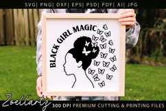 Black Girl Magic SVG PNG EPS DXF Juneteenth SVG Freedom Day Product Image 7