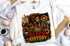Black History Every Day Afrocentric PNG for Juneteenth Product Image 5