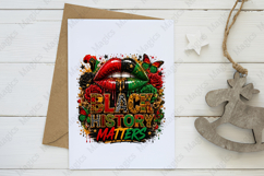 Black History Matters Juneteenth PNG for African American Product Image 3