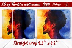 Black History Month | Tumbler Wrap | Tumbler Sublimation Product Image 1