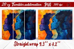 Black History Month | Tumbler Wrap | Tumbler Sublimation Product Image 1