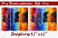 Black History Month | Tumbler Wrap | Tumbler Sublimation Product Image 1
