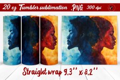 Black History Month | Tumbler Wrap | Tumbler Sublimation Product Image 1