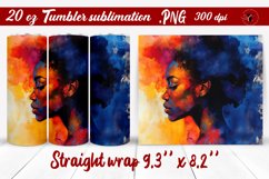 Black History Month | Tumbler Wrap | Tumbler Sublimation Product Image 1