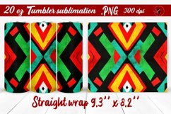 Black History Month | Tumbler Wrap | Tumbler Sublimation Product Image 1