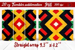 Black History Month | Tumbler Wrap | Tumbler Sublimation Product Image 1