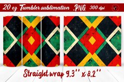 Black History Month | Tumbler Wrap | Tumbler Sublimation Product Image 1