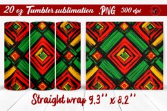 Black History Month | Tumbler Wrap | Tumbler Sublimation Product Image 1