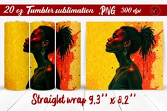 Black History Month | Tumbler Wrap | Tumbler Sublimation Product Image 1