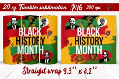 Black History Month | Tumbler Wrap | Tumbler Sublimation Product Image 1