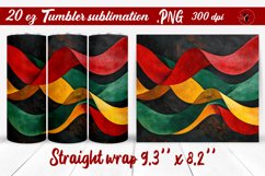 Black History Month | Tumbler Wrap | Tumbler Sublimation Product Image 1
