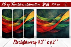 Black History Month | Tumbler Wrap | Tumbler Sublimation Product Image 1