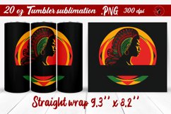 Black History Month | Tumbler Wrap | Tumbler Sublimation Product Image 1