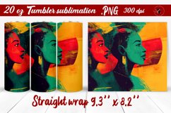 Black History Month | Tumbler Wrap | Tumbler Sublimation Product Image 1