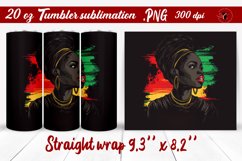 Black History Month | Tumbler Wrap | Tumbler Sublimation Product Image 1