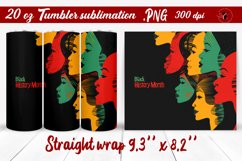 Black History Month | Tumbler Wrap | Tumbler Sublimation Product Image 1