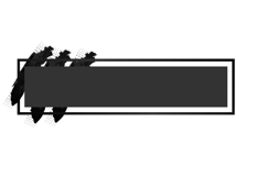Black horizontal banner and frame with brush stroke graphic Product Image 1