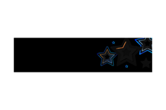 Black horizontal banner poster background with colorful star Product Image 1