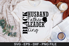 Black Woman SVG Design - Black husband father leader king Product Image 5