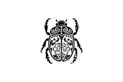 Black illustration art insect beetle isolated Product Image 1