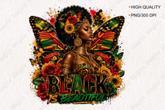 Black Is Beautiful Afro Queen PNG Design for Black History Product Image 1