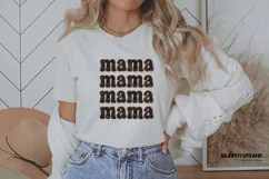 Black Leopard Mama Png | Sublimation Mothers Day Png