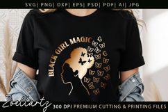 Black Girl Magic SVG PNG EPS DXF Juneteenth SVG Freedom Day Product Image 9