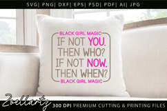 Black Woman SVG Black Girl Magic SVG Black Woman Quote SVG Product Image 5