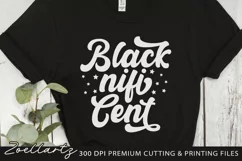Blacknificent SVG PNG EPS DXF Black woman SVG Juneteenth SVG Product Image 2