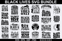 Black Lives SVG Bundle - Black Lives Matter SVG Bundle Product Image 1