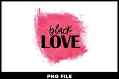 Black Love PNG for Valentine's Day Product Image 1