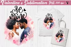 Valentines day Sublimation | Black love cliparts Product Image 4