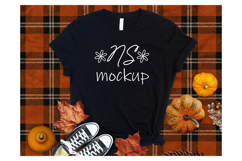Bella Canvas 3001 T-shirt mockup color BLACK Product Image 1