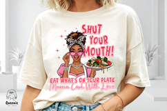 Sarcastic Vintage Black Mom PNG Motherhood Funny Quotes Product Image 2