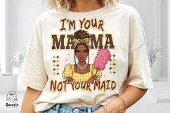 Retro Black Mom PNG Funny Motherhood Quotes Sarcastic Mama Product Image 2