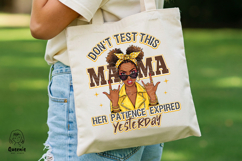 Retro Black Mom PNG Funny Motherhood Quotes Sarcastic Mama Product Image 5