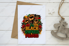 Black Owned and Proud PNG for Juneteenth and African America Product Image 3